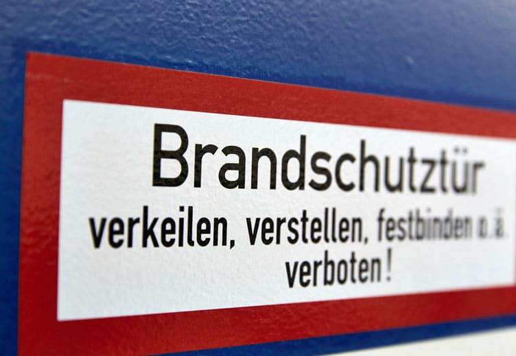 Brandschutztür (Aufkleber)