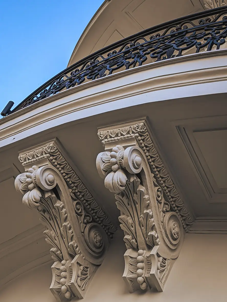 Architectural details in Bucharest
